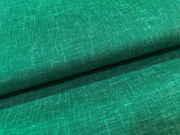 Green Plain Cotton Linen Fabric