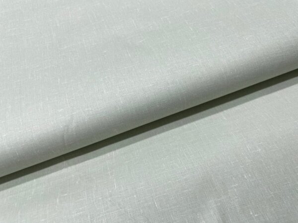 Light Pista Green Plain Cotton Linen Fabric