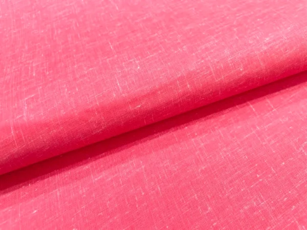 Rose Pink Plain Cotton Linen Fabric