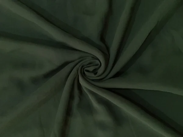 Mehndi Green Plain Georgette Fabric
