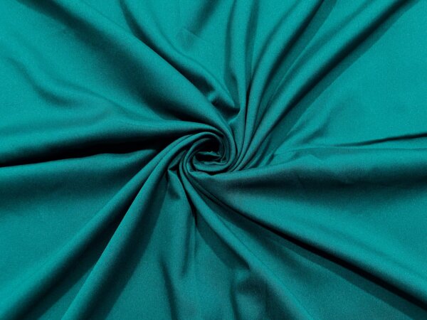 Deep Teal Butter Crepe Fabric