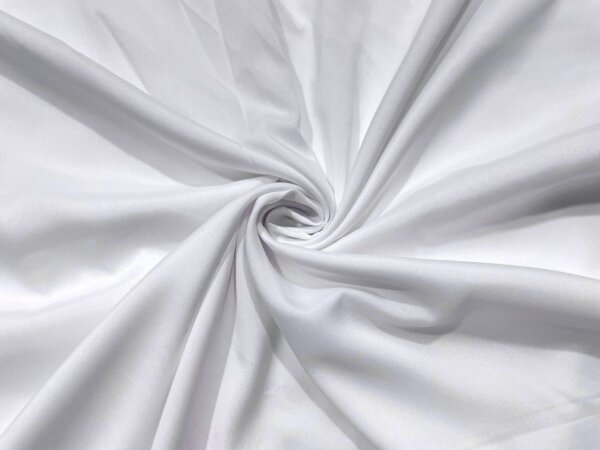 Pure White Butter Crepe Fabric