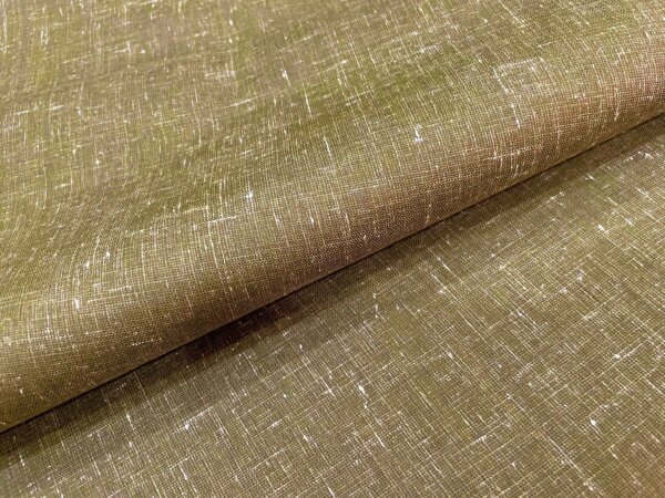 Mehndi Plain Cotton Linen Fabric
