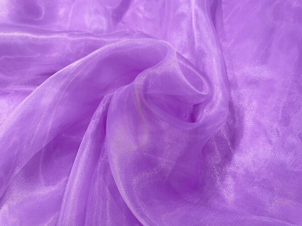Lavender Plain Organza Fabric
