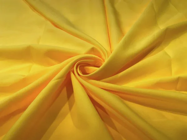 Orange Yellow Plain Butter Crepe Fabric