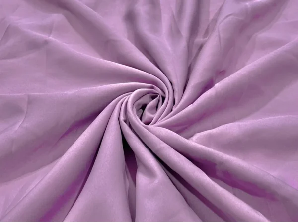 Lilac Plain Butter Crepe Fabric
