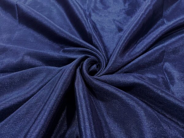 Navy Blue Plain Chinon Chiffon Fabric