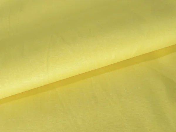 Summer Yellow Plain Cotton Linen Fabric