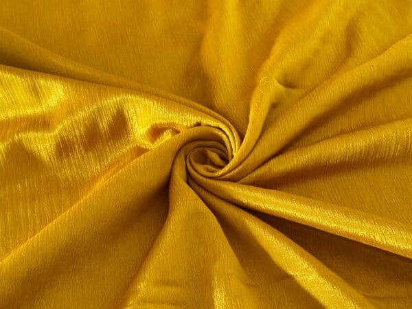 Mustard Yellow Plain Chinon Chiffon Fabric
