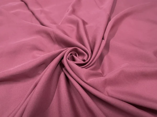 Blush Pink Plain Butter Crepe Fabric