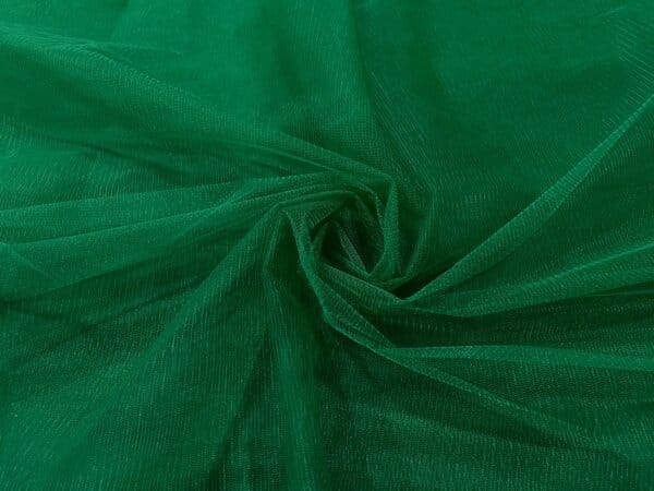 Green Plain Soft Net Fabric