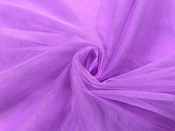 Lavender Plain Soft Net Fabric