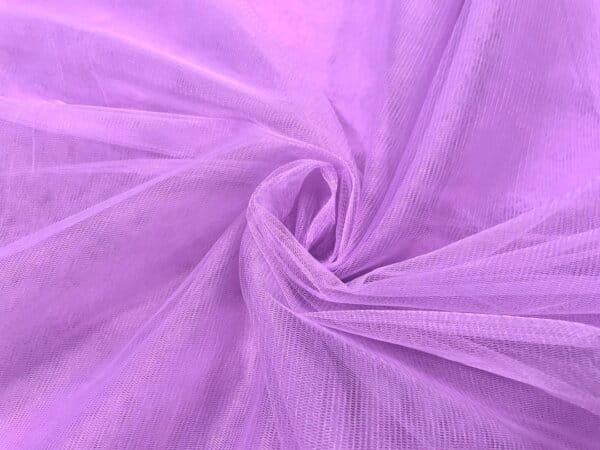 Lavender Plain Soft Net Fabric