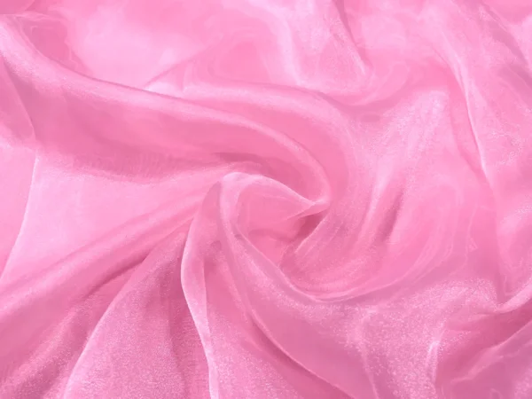 Baby Pink Plain Organza Fabric