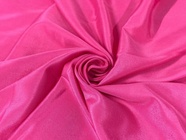 Bright Pink Plain Premium French Crepe Fabric