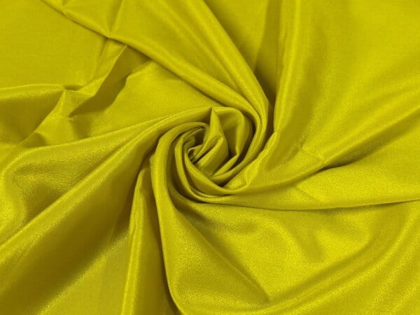 Ginger Yellow Plain Premium French Crepe Fabric