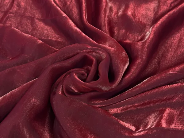 Maroon Plain Soft Fendi Silk Fabric