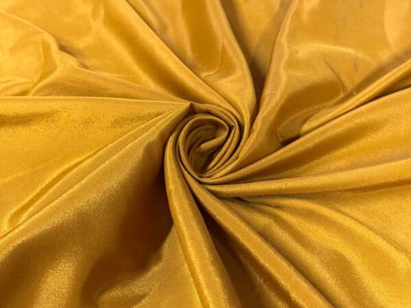 Mustard Yellow Plain Premium French Crepe Fabric