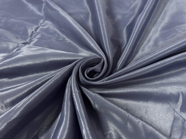 Steel Gray Plain Premium French Crepe Fabric