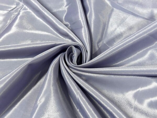 Silver Plain Premium French Crepe Fabric