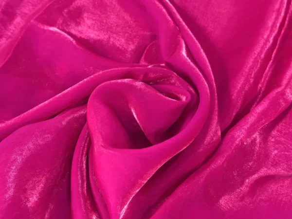 Rani Pink Plain Soft Fendi Silk Fabric