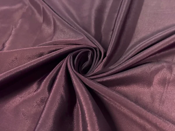 Brown Plain Premium French Crepe Fabric