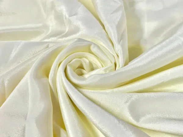 Cream Plain Premium French Crepe Fabric