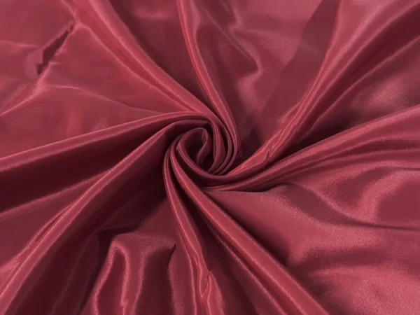 Maroon Plain Premium French Crepe Fabric