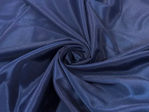 Navy Blue Plain Premium French Crepe Fabric