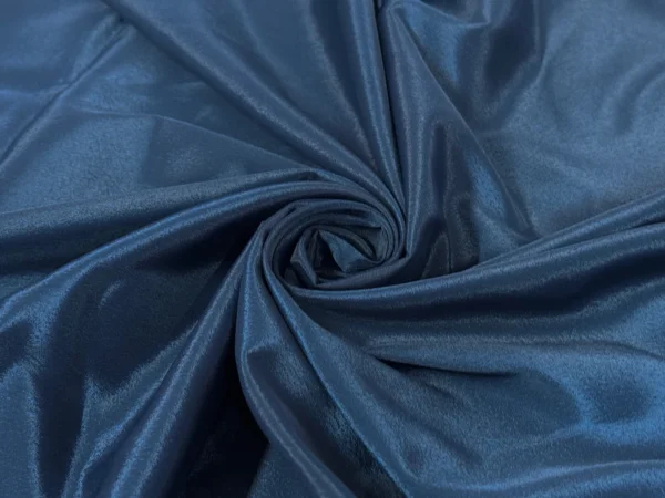 Peacock Blue Plain Premium French Crepe Fabric